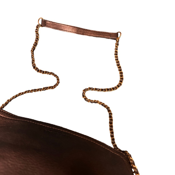 Women's Black AMERICAN Leather Co. Crossbody Bag One Size - Picture 8 of 9